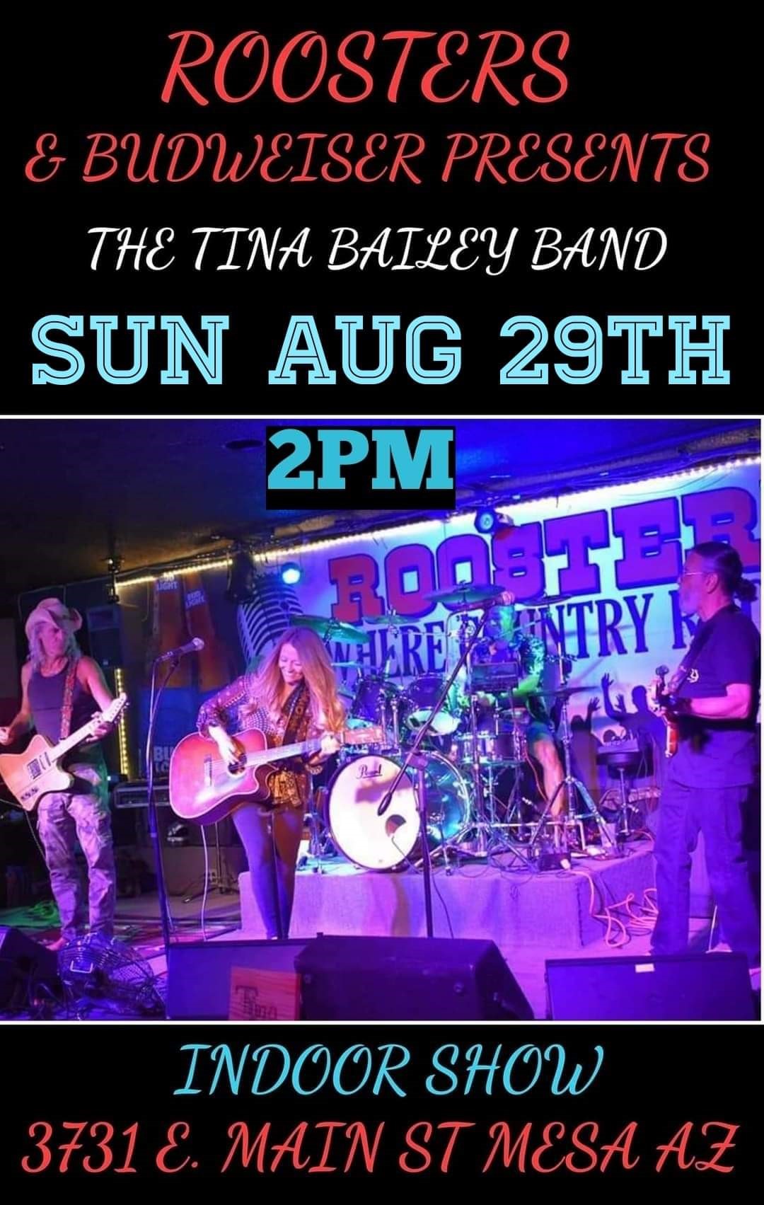 The Tina Bailey Band / Live at Roosters