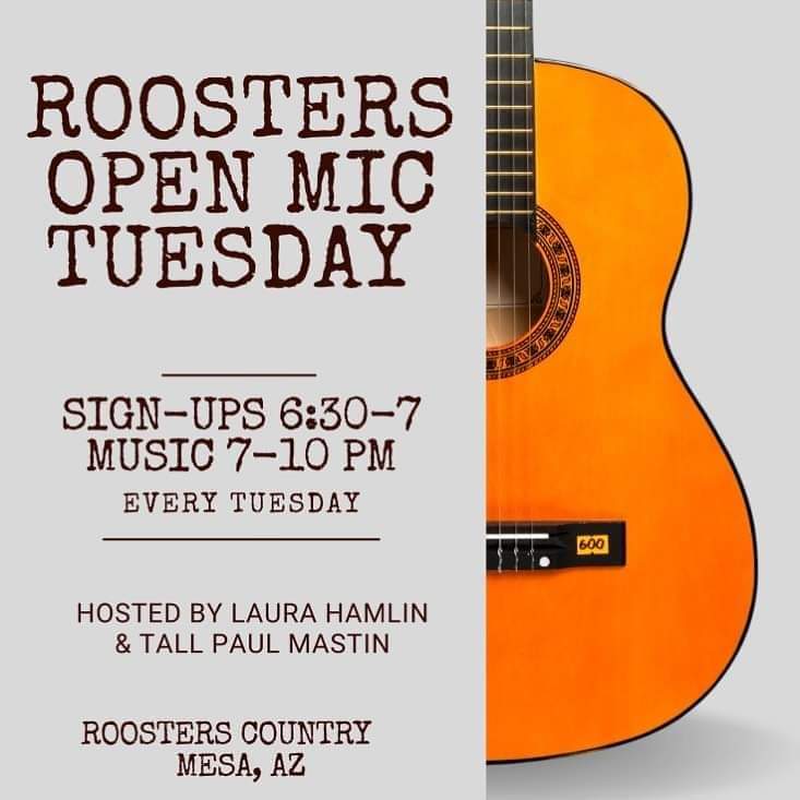 Roosters Open Mic - Every Tuesday