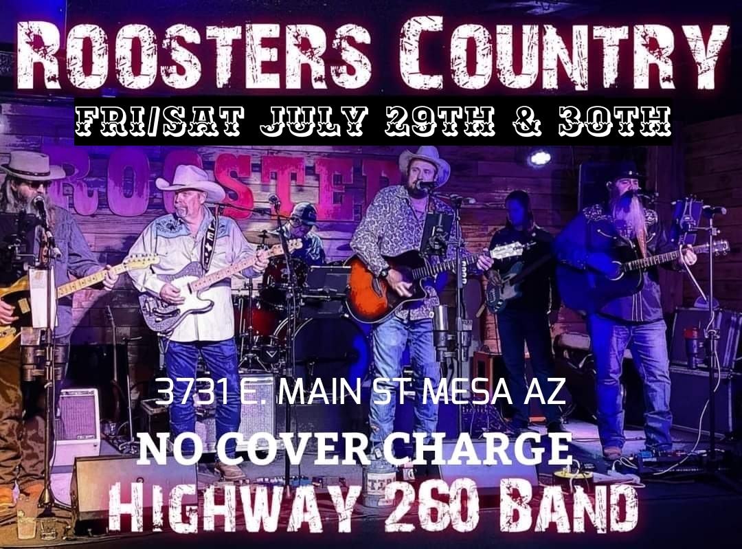 Highway 260 Band Live - No Cover Friday & Saturday Night