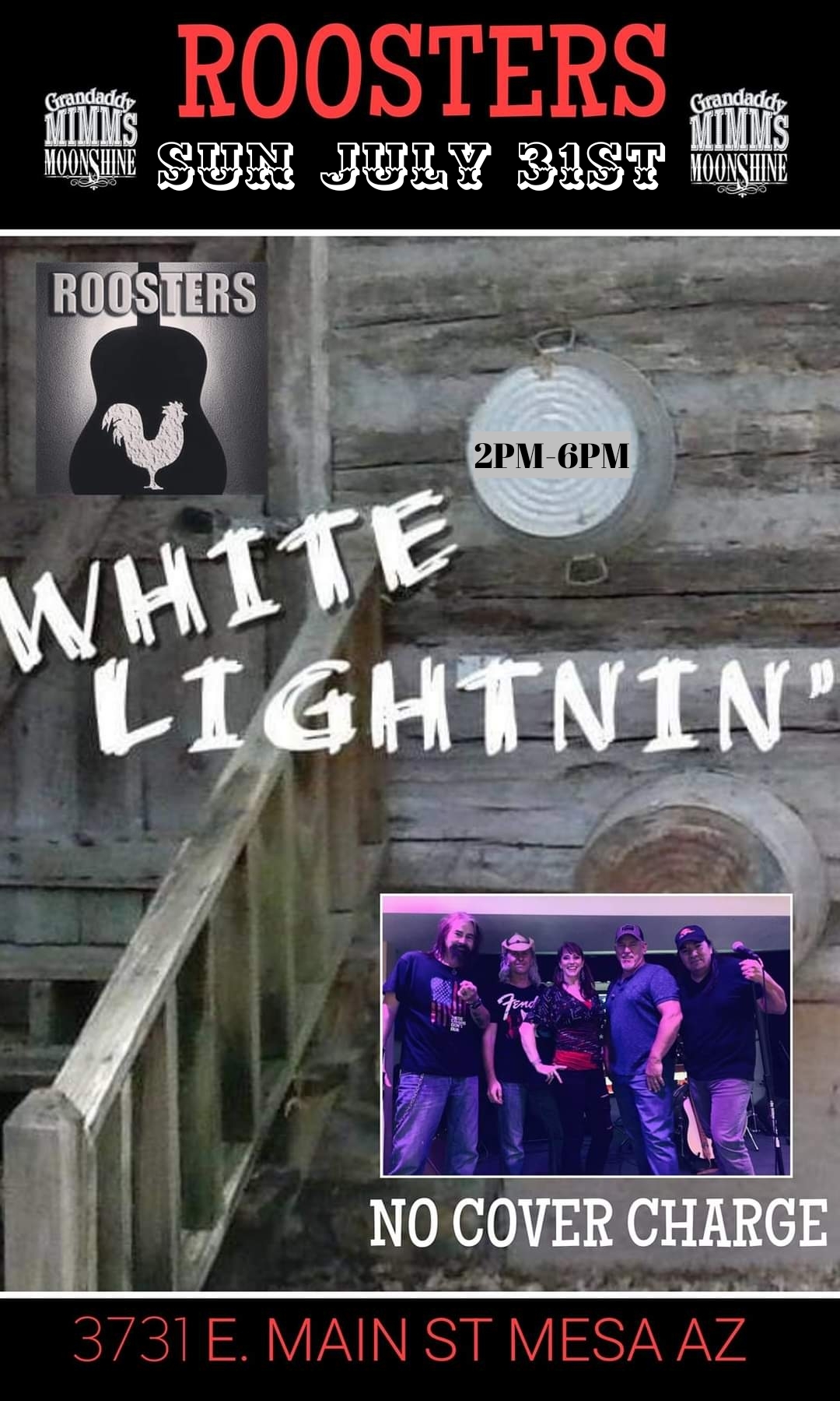 White Lightnin" Live - No Cover
