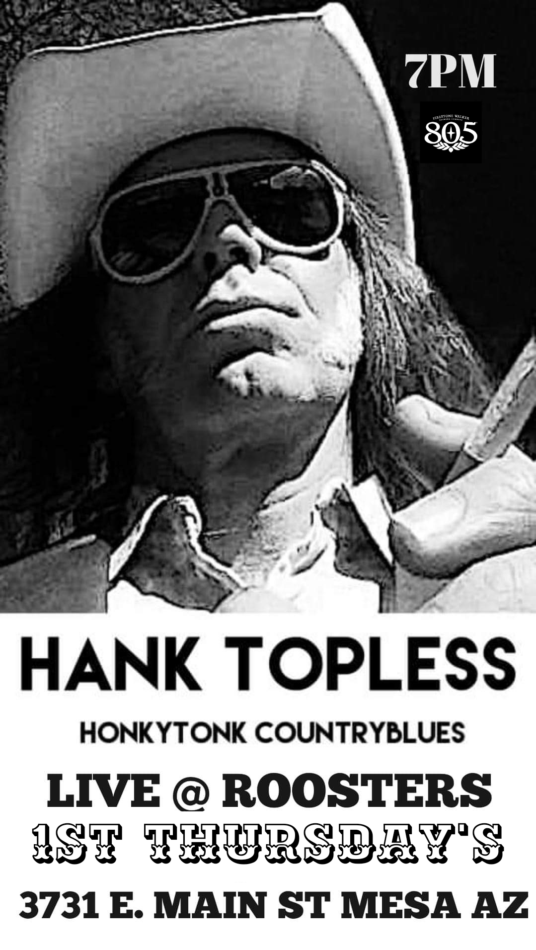 Hank Topless – Live at Roosters