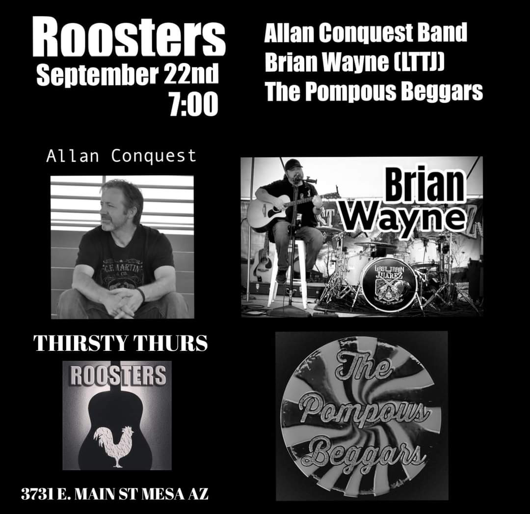 Allan Conquest Band – Brian Wayne [LTTJ] – The Pompous Beggars