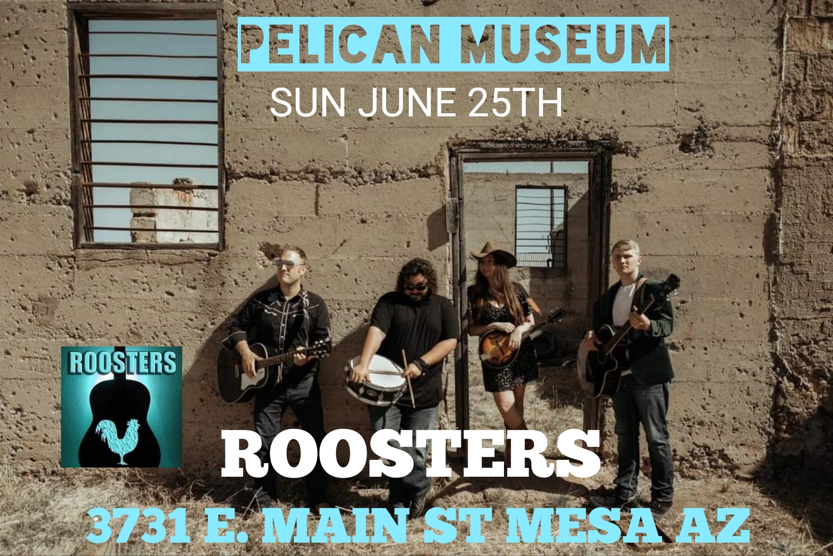 Pelican Museum – Live at Roosters – No Cover