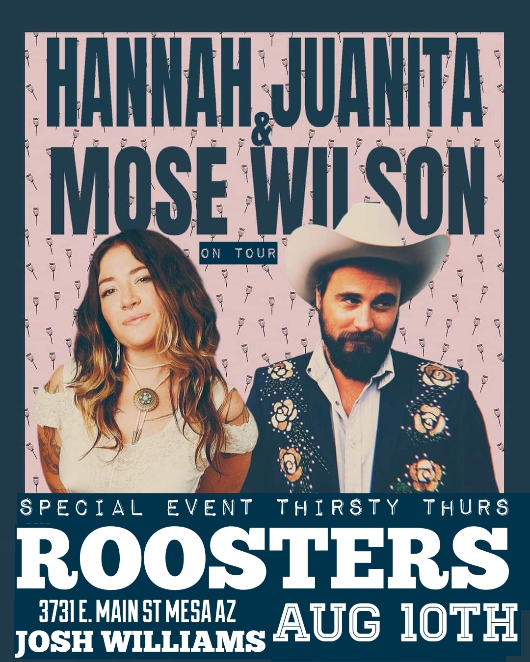Hannah Juanita & Moses Wilson – Live at Roosters