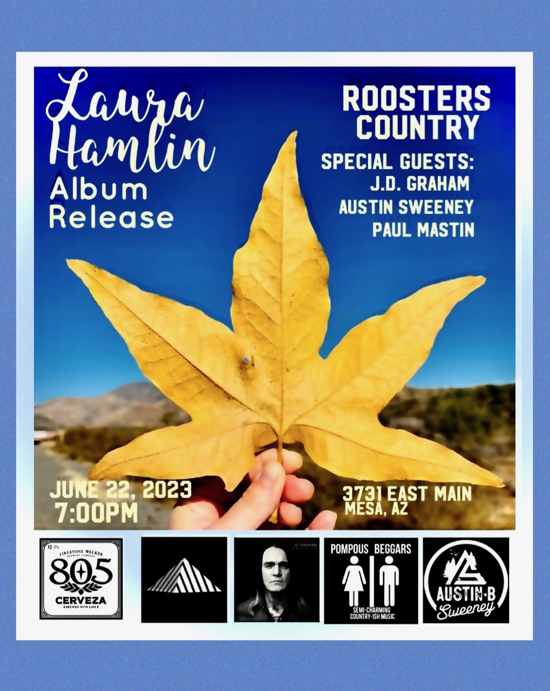 Laura Hamlin & Special Guests Live at Roosters