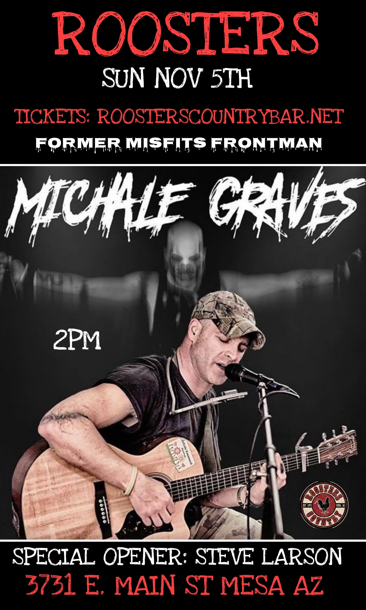 Michale Graves Live – Special Opener Steve Larson