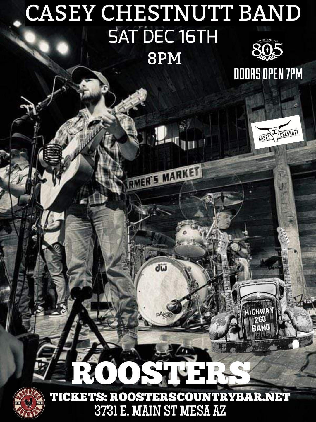 Casey Chestnutt Band – Tickets on Sale Soon