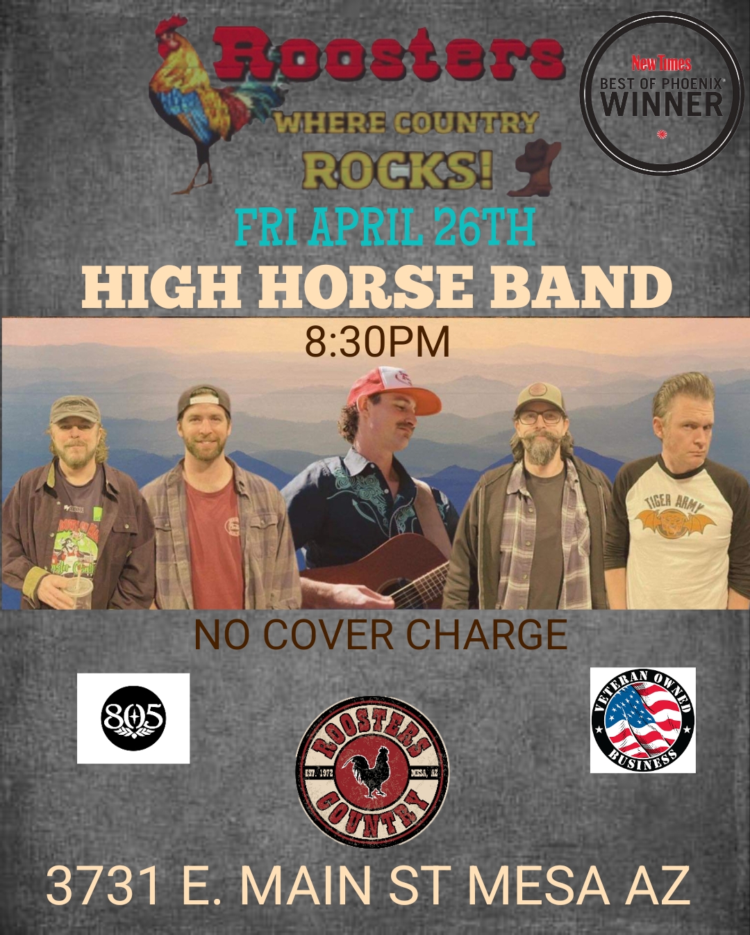 High Horse Band – No Cover