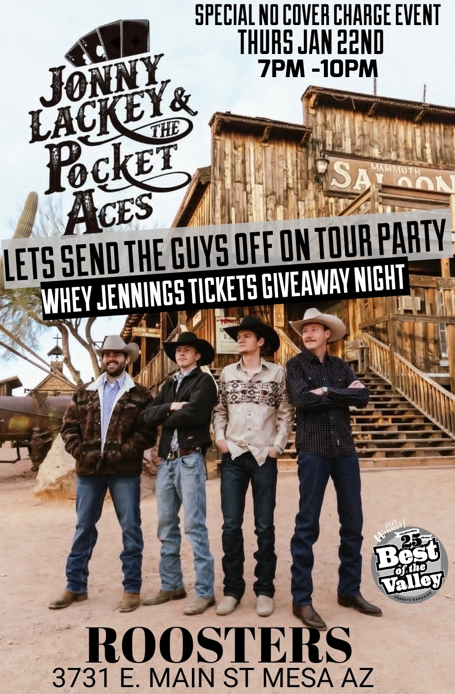 Jonny Lackey & The Pocket Aces – No Cover