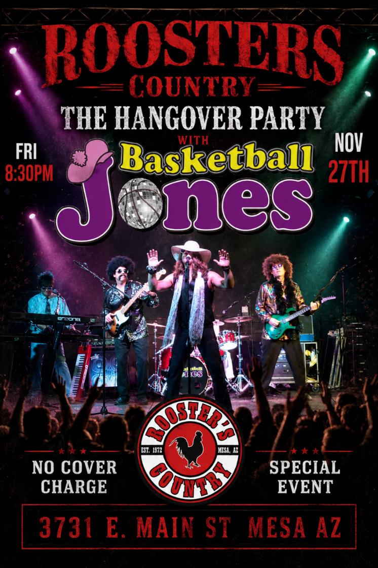 The Hangover Party with Basketball Jones – No Cover