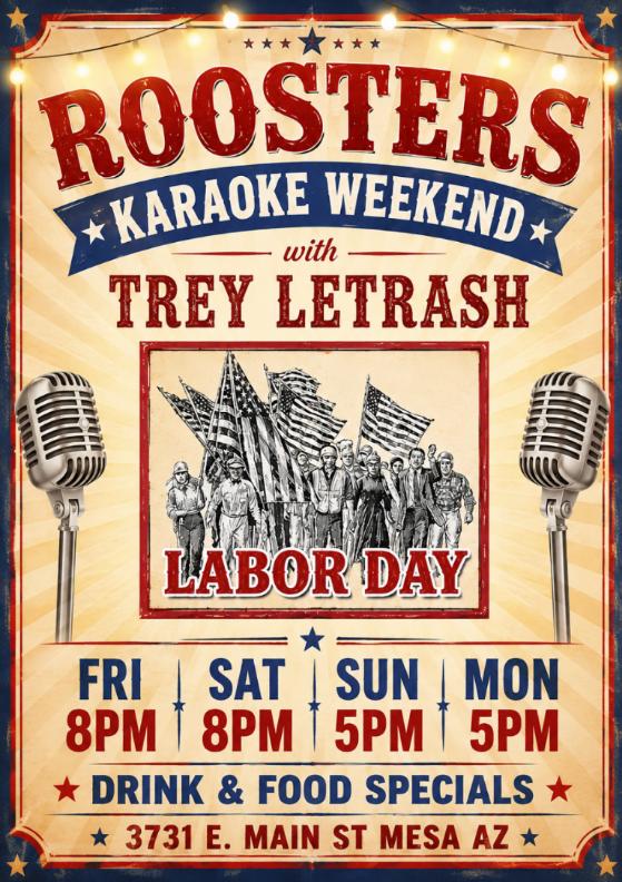 Karaoke Weekend with Trey Letrash